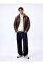 Regular Fit High Collar Polar Cream Sweatshirt