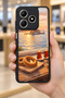 حافظة مقاومة للصدمات متوافقة مع Realme C61 مع حماية للكاميرا بنمط Girl Tower - 6