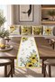 Yellow Lemon Sunflower Hello Lemon 4-Piece Throw Pillow Cover Runner Set
