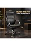TANGO-H High Back Executive Office Chair, Premium PU Leather, High-Density Foam, Chrome Armrests & Base, 5 Locking Positions, Class 3 Gas Lift, 2 Years - 3