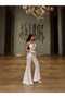 Grown Stone-Embellished Lace Set - 5