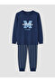 Rmz Gi̇yi̇m Farkiyla Zero Roba Collar Boys' Pajama Set