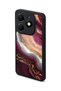 Spark 20 Compatible Burgundy Marble Patterned Camera Protected Shockproof Case - 5