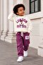 London est 1975 raised cotton tracksuit set