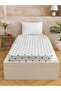 Heart Printed Single Fitted Sheet (S6)