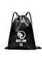 Protein Shaker Bottle 700ml with Mixing Ball & Black Drawstring Gym Bag Combo - 4