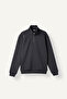 Half Zipper Basic Anthracite Men's Sweatshirt X7405Az/Ar9