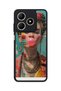 Realme C61 Compatible Gum Patterned Camera Protected Shockproof Case