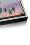 Tropical Moon Nature Wall Art | Portrait Framed Canvas Print | Luxury Modern Botanical Decor for Living Room - 4