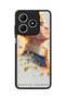 حافظة مقاومة للصدمات متوافقة مع كاميرا Realme C61 بنمط Uzumaki