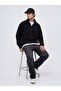 Regular Fit High Collar Polar Black Sweatshirt - 2