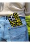 Compatible with iPhone 15 Pro - Blue Leopard, Dual Layer Cover, Glossy Surface Protective Case - 3