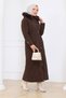 Women's Waist-Tie Nova Fabric Coat - 2