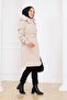 Women's Belted Nova Fabric Coat - 3