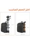 حامل ثلاثي القوائم خفيف الوزن بطول 152.4 سم مع حقيبة سوداء - 6