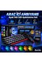 Underfoot Led Lamp with 12 Leds, Sound-Sensitive Led, Music-Sensitive, Remote-Controlled Rgb Led - 4