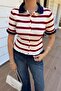 Stripe Detail Knitwear Cardigan - 3