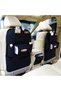 2 Pack Car Backseat Organizer,Multi-Pocket Seat Back Storage Bags,Backrest Protector and Hanging Pockets,Black