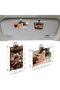 2-Pack Magnetic Car Sun Visor Photo Frame,Transparent Picture Holder for Car Interior,3.3 x 4.9 Inch
