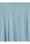 Two Mt Shop Quality Blue Combed Cotton Plain Standard & Regular Long Sleeve Women's T-Shirt - 6
