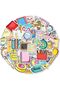 Back to School Stickers,50 Pcs Waterproof Glossy Vinyl Hand Drawn School Theme Decals for Scrapbook,Laptop,Water Bottles,Classroom DIY Craft Supplies