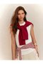 Square Tie Knitwear Scarf - Knitwear Shoulder Scarf Office Daily Fashion Scarf - 3