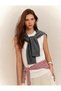 Square Tie Knitwear Scarf - Knitwear Shoulder Scarf Office Daily Fashion Scarf - 2