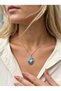 Enamel Medallion Pendant Detailed Necklace - 3