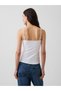 Kadın Beyaz CloseKnit Basic Cami Atlet - 4