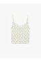 Lace Detailed Textured Comfortable Cut Cotton Pajama Set - 2
