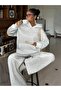 Unisex Women's Men's Bias Weeckers Printed Oversize 3 Thread Hooded Sweatshirt and Baggy Sweatpants - 5