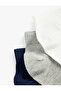 Set of 3 Cotton Basic Booties Socks - 3