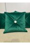 Throw Pillow & Throw Pillow Cover - Luxury Velvet Stone Model Throw Pillow - 3