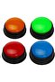 4-Pack Game Buzzers with Lights and Sounds,Classroom Quiz Controls for Teachers and Kids