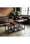 3-Piece Nesting Coffee Table, Modern Luxury Living Room side table Set - 3