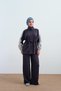 Women's Parachute Detail Double Pocket Adjustable Waistband Hidden Zipper Suit Anthracite - 2