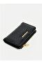 Black Crocodile Patterned Women's Wallet - 8