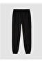 Black Elastic Waist Girls Jogger Sweatpants - 5