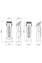 Professional Cordless Hair Trimmer for Men with Adjustable Combs, USB Charging and Cleaning Brush - 2