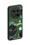 Redmi Note 15 Pro Plus 5g Compatible Green Bandana Cat Pattern Shockproof Case with Camera Protection - 4