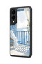 Samsung Galaxy S25 Edge Compatible Balcony Patterned Camera Protected Shockproof Case - 3