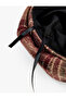 Plaid Cap Hat - 4