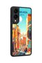Samsung Galaxy S25 Edge Compatible Ankara Patterned Camera Protected Shockproof Case - 2
