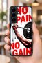 Samsung Galaxy S25 Fe Compatible Fitness Patterned Shockproof Case with Camera Protection - 6