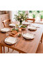 Set of 6 napkins 100% cotton white 45x45 white - 2