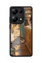 Redmi Note 13 Pro 4g Compatible Bookshop Patterned Shockproof Case with Camera Protection