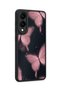 Samsung Galaxy S25 Edge Compatible Butterfly Motif Patterned Shockproof Case with Camera Protection - 2