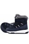 Velcro-Fastened Navy Blue Baby Boots - 6