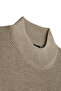 Men's Half Fisherman Mink Sweater Cotton Knitwear Rice Patterned Steel Knit Classic Pattern - 5410B - 4