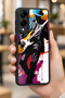Samsung Galaxy S25 Edge Compatible Guitarist Patterned Camera Protected Shockproof Case - 6